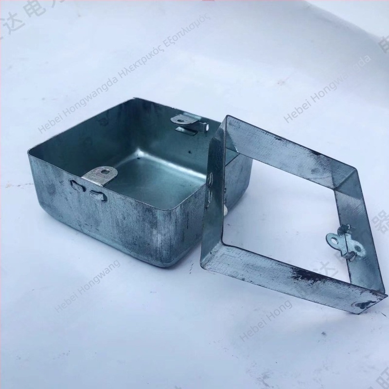 Κουτί διακλάδωσης μεταλλικού τύπου 86, επιφανειακής τοποθέτησης, H40H50, κάλυμμα από σίδηρο, Hongwangda