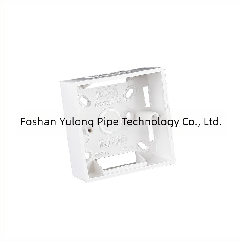 YLONG PVC πάνελ διακόπτη/πρίζας τύπου 86 με επιφανειακή κάσα