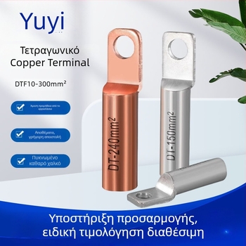 DTF10-300 Μεταβατικός τερματικός συνδετήρας από χαλκό, τετράγωνη κεφαλή, ανοιχτός αέρα, RoHS