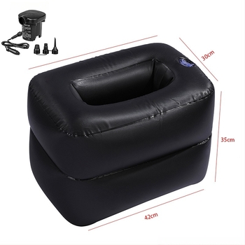 Rong Kyu PVC φουσκωτή βάση για το κενό πίσω καθίσματος αυτοκινήτου – πτυσσόμενη, χειροκίνητο φούσκωμα, μέγιστο φορτίο 50 kg