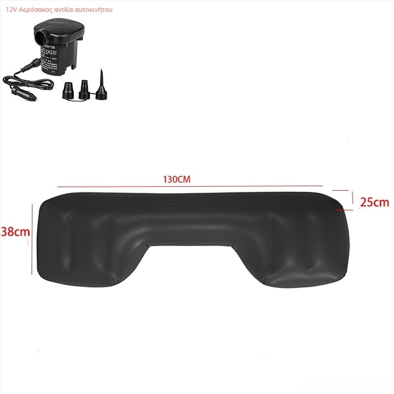 Rong Kyu PVC φουσκωτή βάση για το κενό πίσω καθίσματος αυτοκινήτου – πτυσσόμενη, χειροκίνητο φούσκωμα, μέγιστο φορτίο 50 kg