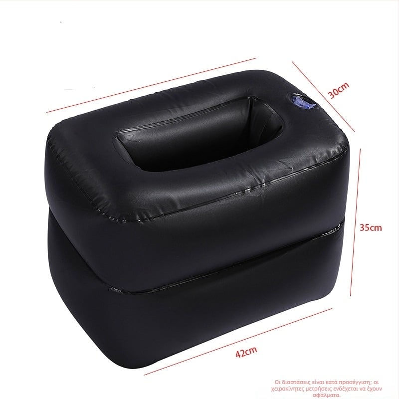Rong Kyu PVC φουσκωτή βάση για το κενό πίσω καθίσματος αυτοκινήτου – πτυσσόμενη, χειροκίνητο φούσκωμα, μέγιστο φορτίο 50 kg