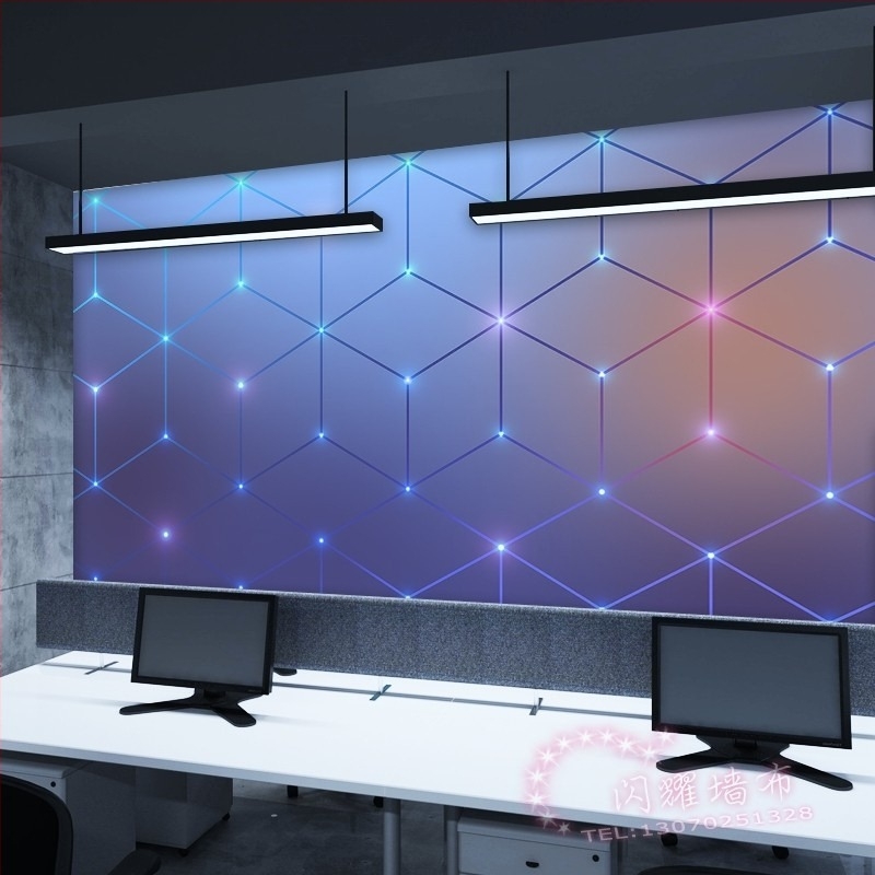 Ταπετσαρία τοίχου από ύφασμα – Ανθεκτικό στις λεκέδες, Χημική Ίνα, 3 στρώσεις, Τύπος διακόσμησης: Μοτίβο, Απλό Μοντέρνο Στυλ