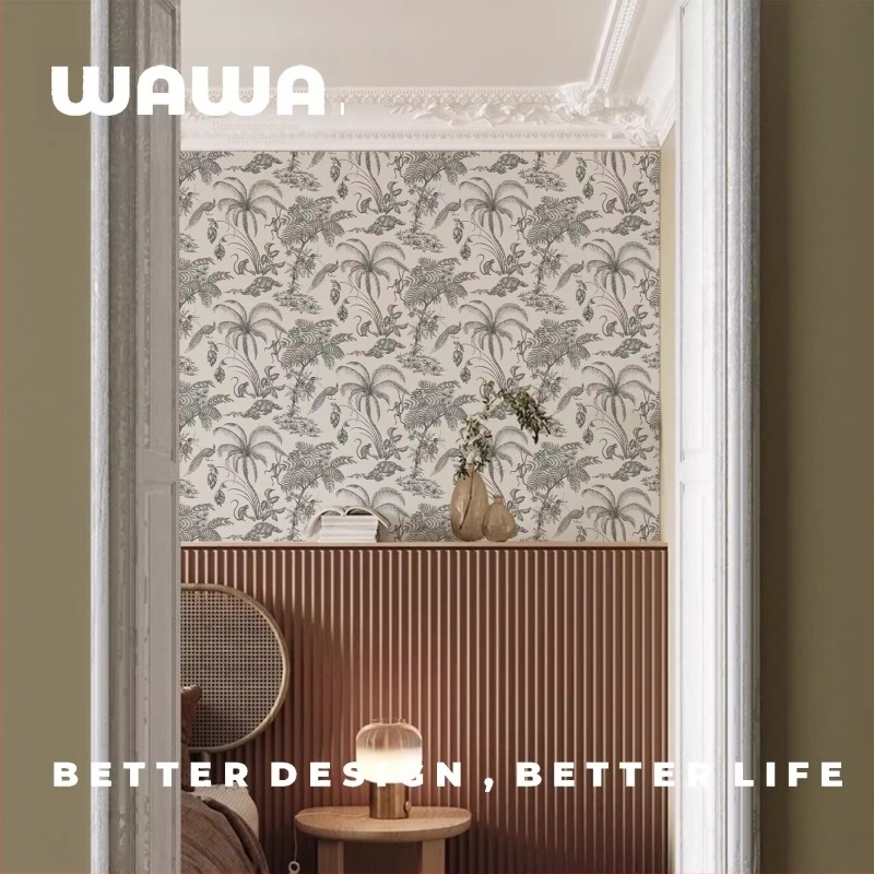 Κάλυψη τοίχου | Μεταξωτή ταπετσαρία, μοντέρνος μινιμαλισμός, Meifu murals, κωδικός Gj00250401, Κίνα