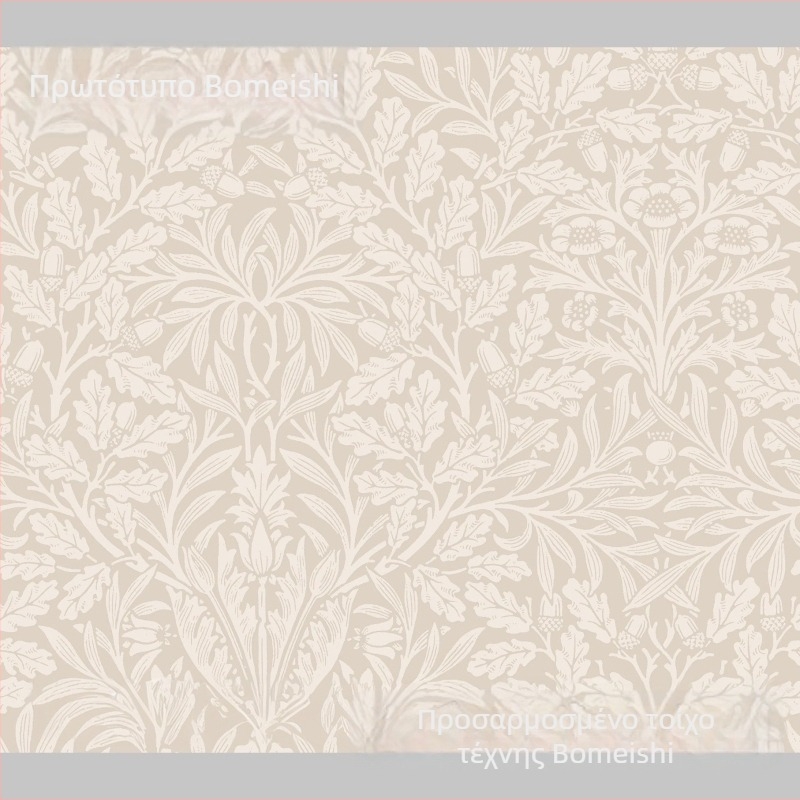 Ταπετ τοίχου – 3D νεοκλασικό μετάξι μοτίβο, ανθεκτικό στη μούχλα, premium Brahma murals