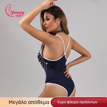 Γυναικεία αλυσίδα σώματος: αλυσίδες κλείδας και μπικίνι, Ευρωπαϊκός & Αμερικανικός στυλ, κρύσταλλοι διαμαντιών (Άνοιξη 2025)