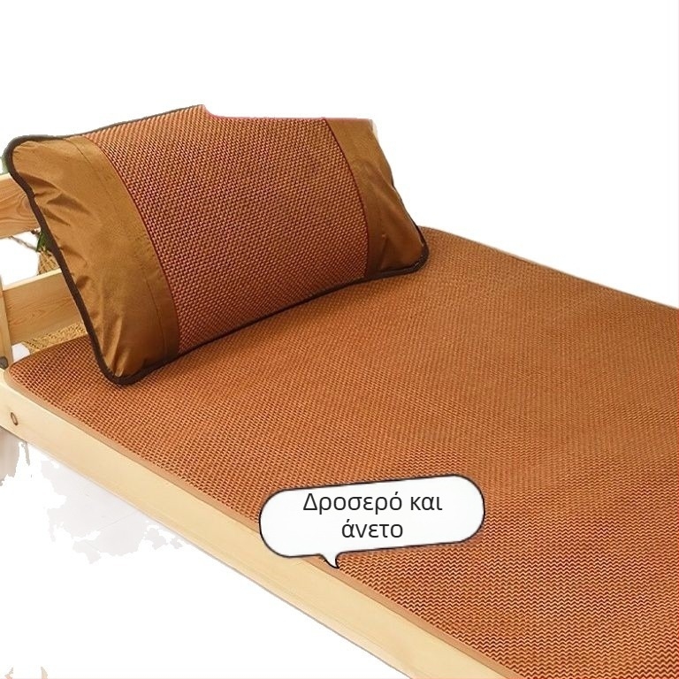 Κρεβατόστρωμα από ιξώδες Ice Silk για φοιτητικές εστίες, διπλής όψης ζακάρντ, κατάλληλο για βρέφη και παιδιά