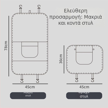 Universal προστατευτικό πλάτης πίσω καθίσματος αυτοκινήτου — Αντιβρωμικό, Αντι-κρούσεις, Αντιφθορά, Με δυνατότητα λογότυπου