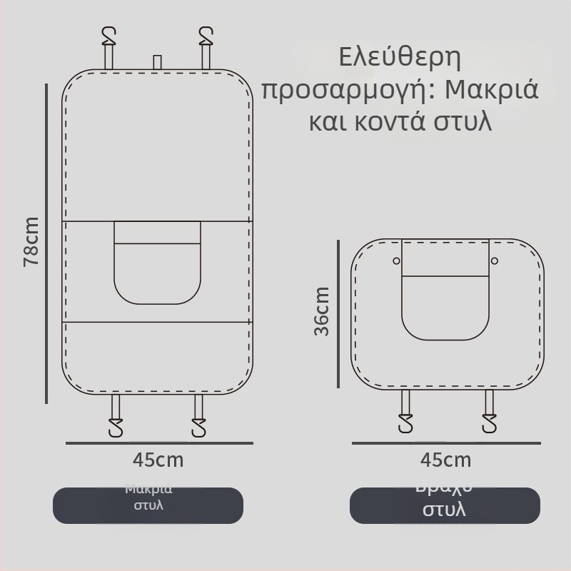 Universal προστατευτικό πλάτης πίσω καθίσματος αυτοκινήτου — Αντιβρωμικό, Αντι-κρούσεις, Αντιφθορά, Με δυνατότητα λογότυπου