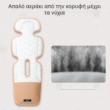 Προσαρμοζόμενα εξαεριζόμενα μαξιλάρια για βρεφικό καροτσάκι και κάθισμα αυτοκινήτου