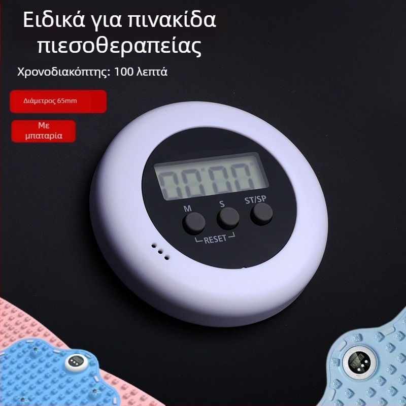 Star Time κυκλικός LCD χρονοδιακόπτης για ακουπρεσούρα πίνακα – μπαταρία, πλαστικό περίβλημα, αθλητικό χρονόμετρο