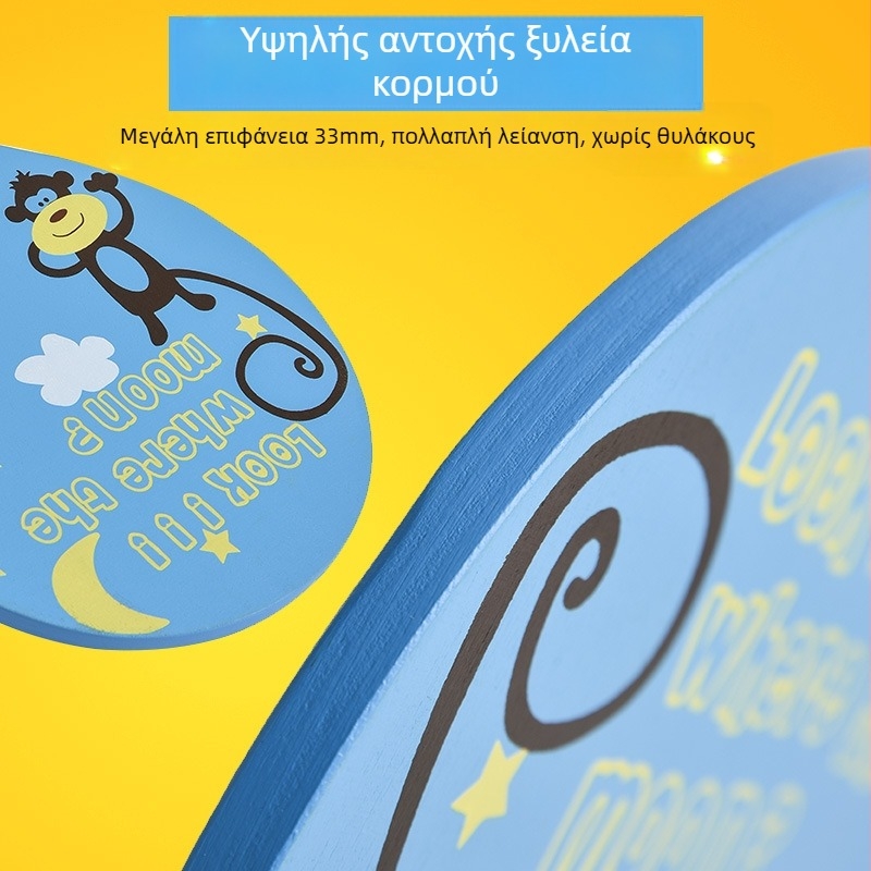 mysports παιδική ξύλινη ρακέτα επιτραπέζιου τένις, βάση από ξύλο, ευθύς χτύπος, με δυνατότητα προσαρμογής