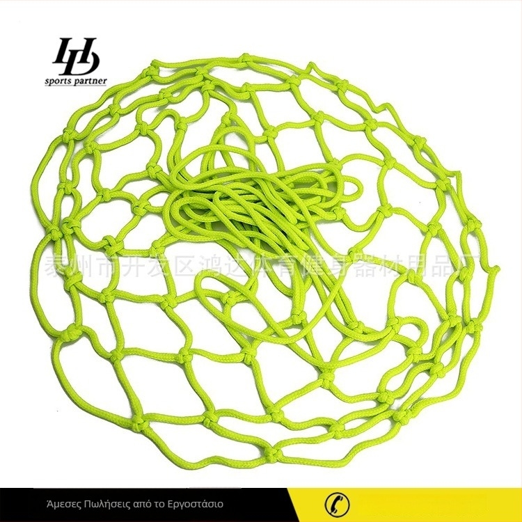 Φωσφορίζουσα δίχτυ μπάσκετ - Νάιλον, 65 g, Διαθέσιμη παραμετροποίηση, Κατάλληλο για γήπεδα και διάφορα παιχνίδια με μπάλα