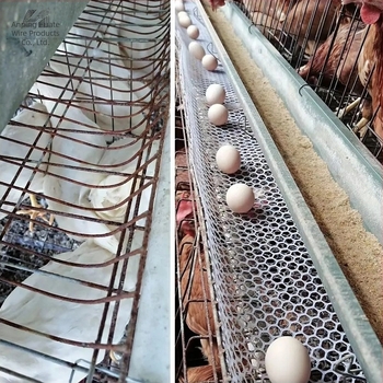 Δίκτυ ασφαλείας για πτηνοτροφία, πολυαιθυλένιο, μοντέλο 001, απλό δίκτυ ασφαλείας με αντιολισθητική στερέωση σε ράφι