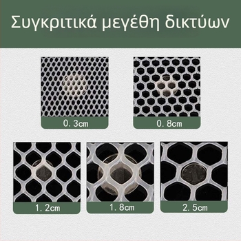 Πλαστικό προστατευτικό δίκτυο μπαλκονιού, UV‑ανθεκτικό και αντοχής στη γήρανση