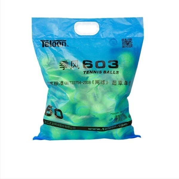 Tianlong 603 μπάλες τένις εκπαίδευσης, καουτσούκ, προέλευση Zhejiang, 60 μπάλες σε συσκευασία
