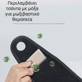 Θερμαινόμενη βραχιόλι καρπού με USB, τρία επίπεδα ρύθμισης θερμοκρασίας, μoxibustion και μασάζ, αναπνεύσιμο πολυεστέρας