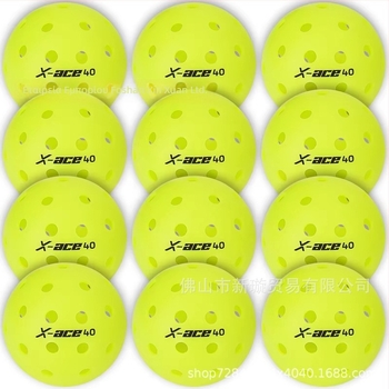 AMASPORT μπάλα pickleball ροτομόλινγκ, 40 οπές, USAPA πιστοποιημένη για αγώνες