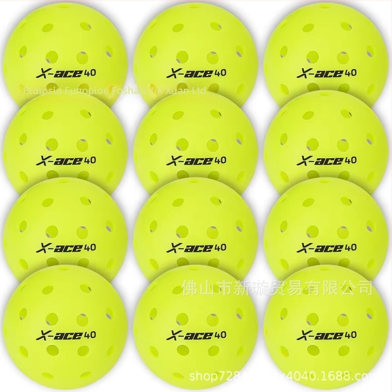 AMASPORT μπάλα pickleball ροτομόλινγκ, 40 οπές, USAPA πιστοποιημένη για αγώνες