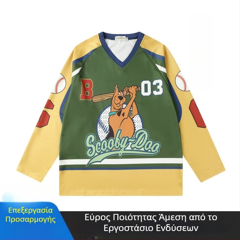 Στολή χόκεϊ επί πάγου, παραγόμενη κατά παραγγελία με ψηφιακή εκτύπωση σλουμπίμασης, γρήγορο στέγνωμα, 100% πολυεστέρας, για ενήλικες, unisex