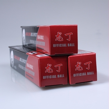 Μπάλες επιτραπέζιου τένις, κυτταλοειδές υλικό, κουτί 6 τεμαχίων, για προπόνηση και αγώνες, χωρίς λογότυπο