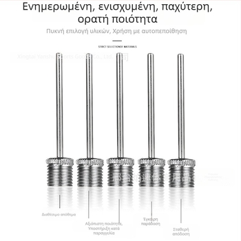 Ανοξείδωτη βελόνα φουσκώματος μπάλας - Thunder huiya χειροκίνητη αντλία, μοντέλο Qz01