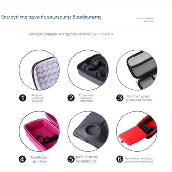 Τσάντα ρακέτας πινγκ-πονγκ, τετράγωνη, μεγάλης χωρητικότητας, διπλού επιπέδου EVA σκληρή θήκη, πολυλειτουργική επαγγελματική αθλητική τσάντα, μάρκα Gaston Bags, κατάλληλη για πινγκ-πονγκ, μπιτντόν και τένις, δυνατότητα εκτύπωσης λογότυπου