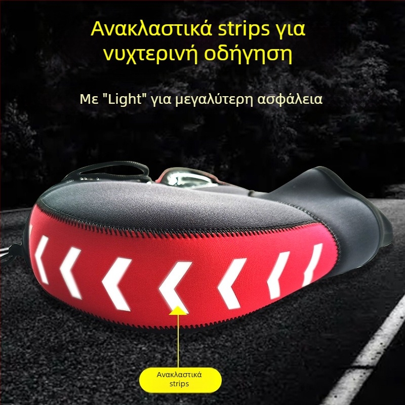 Γάντια μοτοσικλέτας, κοντά, Υλικό: Καουτσούκ/Πλαστικό, Μεσαίο Πάχος, Γάντια για ποδηλασία για άσκηση, μετακίνηση, ποδηλασία