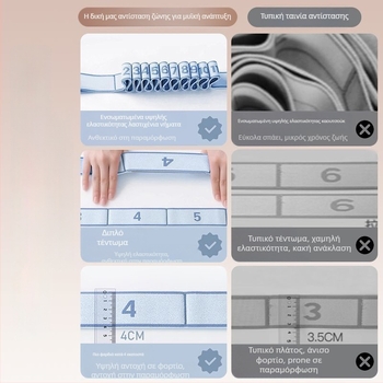 Ιμάντας αντίστασης γιόγκα για μυϊκή ανάπτυξη με ψηφιακή αντίσταση, κατάλληλος για μεσήλικες και ηλικιωμένους, για εκπαίδευση γλουτιαίου μυός και ποδιών (Υλικό: Άλλο; Μάρκα: Άλλο).