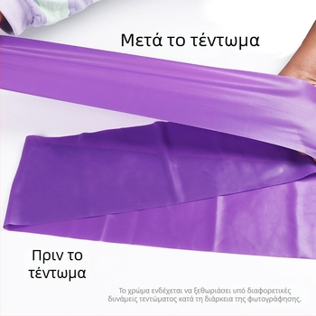 Aishang Λάστιχο αντίστασης για γιόγκα – Υλικό TPE/λατέξ – Λάστιχο γυμναστικής για διατάσεις
