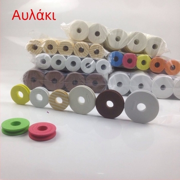 Foam fishing line spool with wood-grain winding coil; main reel; material: foam; origin: China
