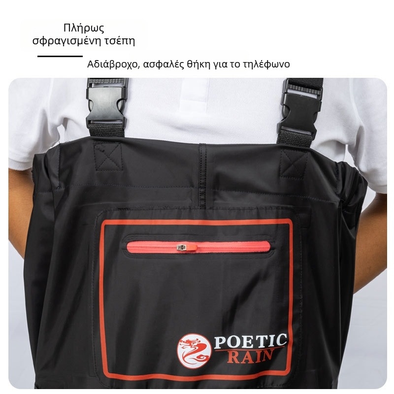 Παπούτσια νερού για αλιεία και βάδισμα – αδιάβροχα, διαπνέοντα, αντιολισθητικά, νάιλον, Unisex, με ιμάντες ενός κομματιού