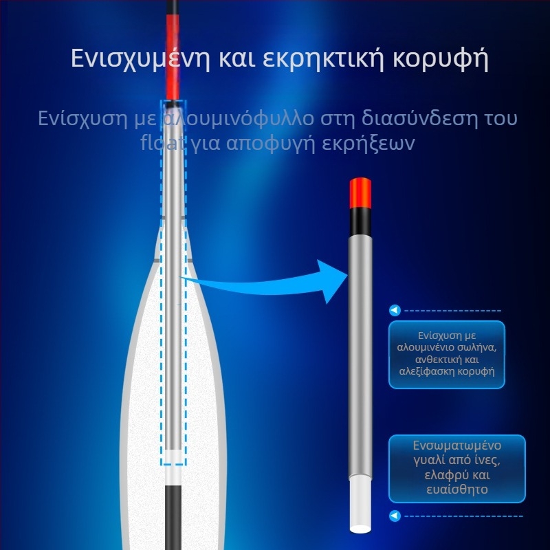 Κάθετος πλωτήρας για αλιεία από Craftsman, σύνθετο υλικό, φλοτές ψαρέματος και φουσκωτά