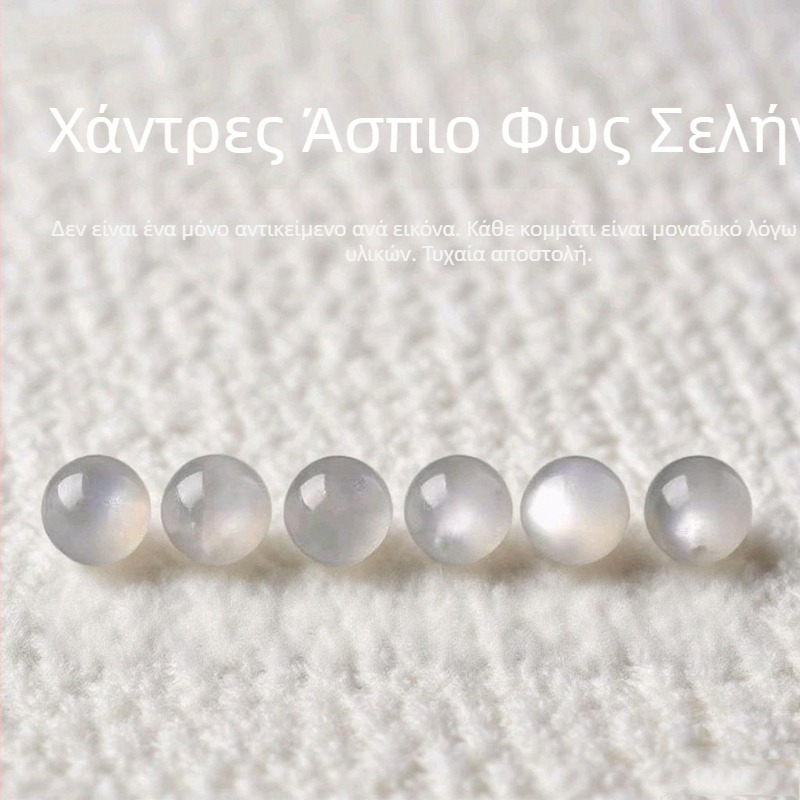 Χάντρες κρυστάλλινες για DIY κοσμήματα – χαλαρές, στρογγυλές, λεία επιφάνεια, μοντέρνος στυλ