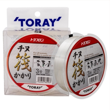 TORAY Κύρια γραμμή αλιείας από ανθρακονήματα, μήκος 120 m, συσκευασία 5 τεμάχια, Υψηλή αντοχή