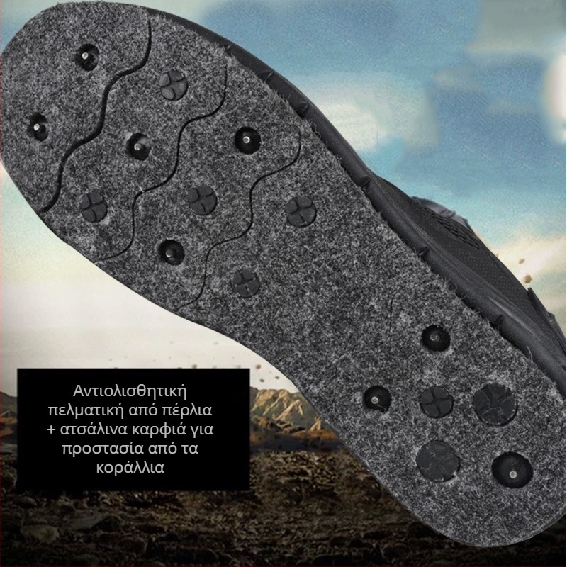 Παπούτσια για ψάρεμα από καουτσούκ, μάρκα seufite, μοντέλο 3005