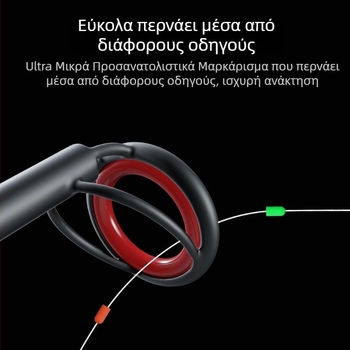 Σετ γραμμής ψαρέματος από βαμβάκι με ολισθαίοντες πλωτήρες, βαμβακερούς κόμπους, διπλά διαχωριστικά χάντρες για μακρινές βολές και διπλούς θέσης stopper — Υλικό: Μεταξωτό λουλούδι; Προέλευση: Άλλο