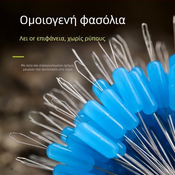 Feibashi διαχωριστικές χάντρες σιλικόνης (Μάρκα: Feibashi, Υλικό: Σιλικόνη, Ποσότητα: 100 τεμάχια)