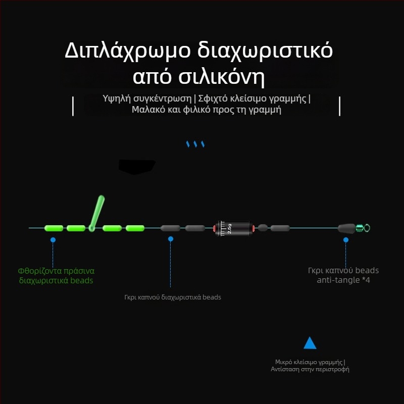 Χειροποίητο σετ κύριας γραμμής για ανταγωνιστικό Tai-diao ψάρεμα με νάιλον γραμμή υψηλής τάσης