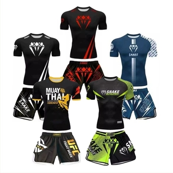 Σετ προπονήσεων Πολεμικών Τεχνών: Unisex, 95% πολυεστέρας με επένδυση Lycra, Lycra ύφασμα, κατάλληλο για Sanda.