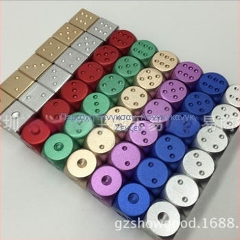 JM αλουμινένια ζάρια — σετ, στυλ Fillet