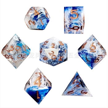 Ζάρια Xindarong, μεταλλικά, 20 όψεων, σετ 100 τεμάχια