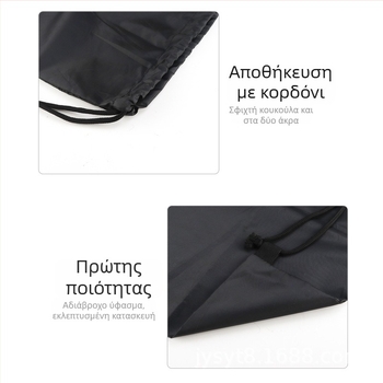 Τσάντα κράνους μοτοσικλέτας, πολυεστέρας, στυλ σακιδίου, χωρίς κάλυμμα βροχής