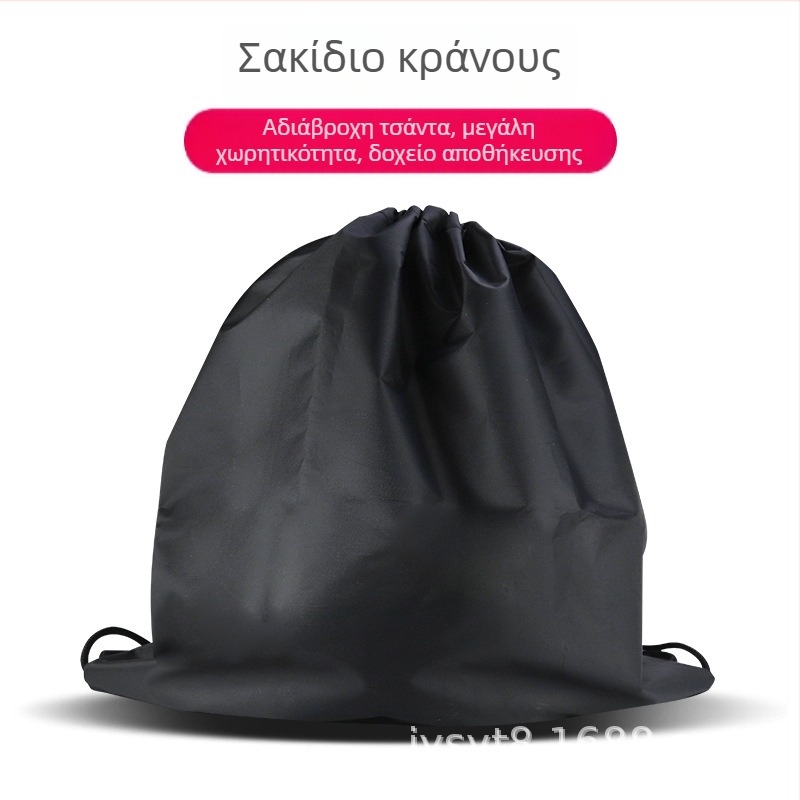 Τσάντα κράνους μοτοσικλέτας, πολυεστέρας, στυλ σακιδίου, χωρίς κάλυμμα βροχής