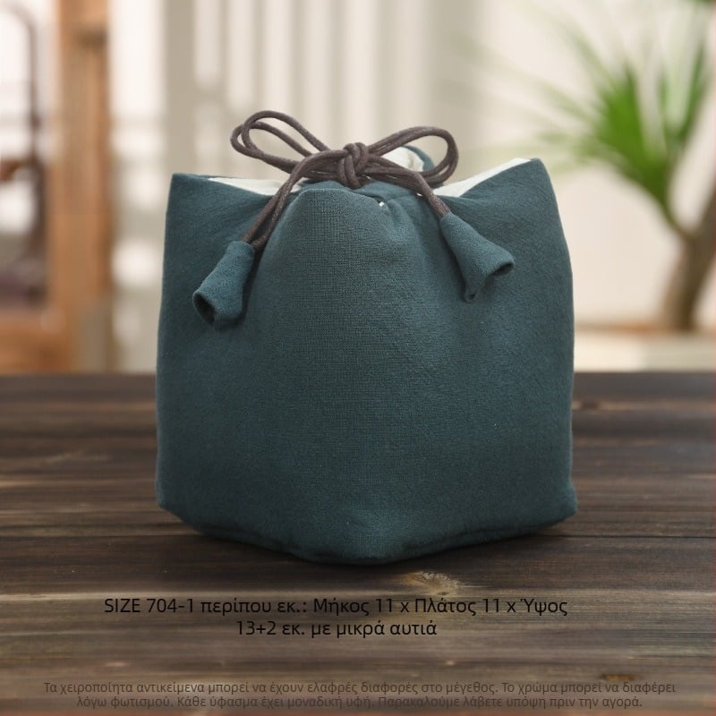 Σετ για τελετή τσαγιού με θήκη από ύφασμα για αποθήκευση, λογότυπο εκτυπωμένο, Ten brocade, 30–70 g, συσκευασία OPP