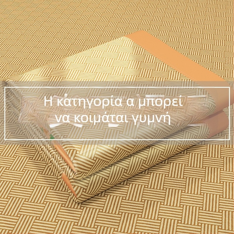 Ματ από ψυχρό μετάξι, κεντημένο ύφανση, χημική ίνα, κινέζικο στυλ, διπλής χρήσης χειμώνα-καλοκαίρι