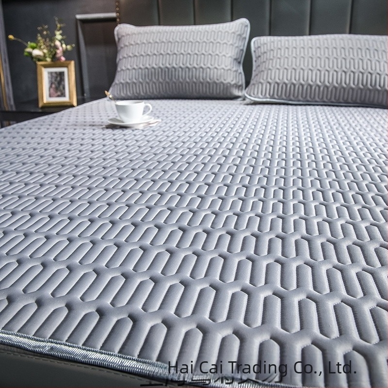 Θερινό λατέξ cooling mat σετ τριών τεμαχίων, διπλώνεται και πλένεται στο πλυντήριο, απαλό στρώμα για φοιτητικό δωμάτιο (Υλικό: Τεχνητό λατέξ; Ύφανση: Εκτύπωση; Περιεκτικότητα λατέξ: Κάτω από 70%; Στυλ: INS)