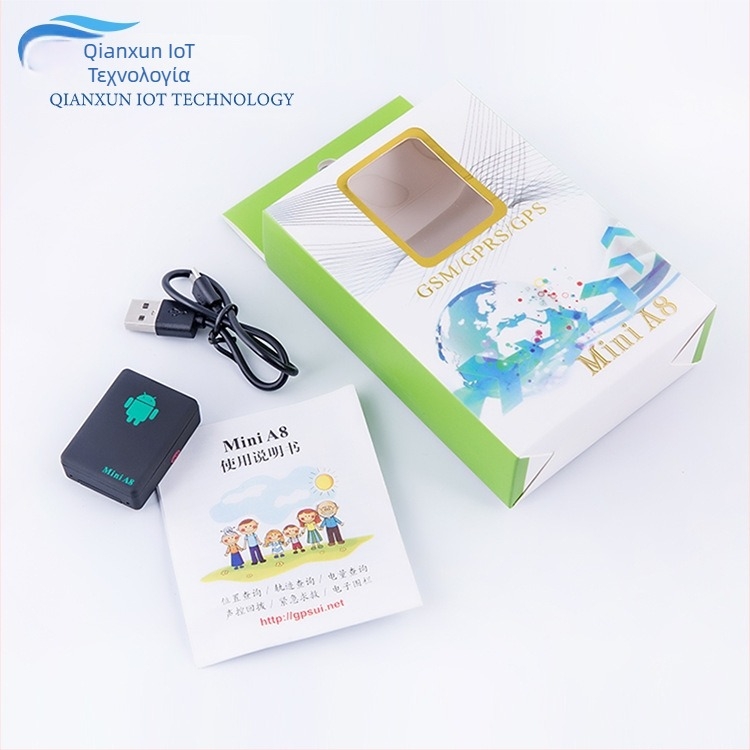 A8 εντοπιστής GPS για ηλικιωμένους και παιδιά, SOS συναγερμός, προστασία από απώλεια, ακρίβεια GPS 500 μ., μπαταρία πολυμερούς, διάρκεια μπαταρίας 100 ώρες