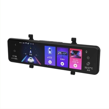 Iroda καθρέπτης οπισθοπορείας με διπλή καταγραφή εμπρός και πίσω, βίντεο 4K, μνήμη 128GB, πεδίο θέασης 160°, Wi-Fi