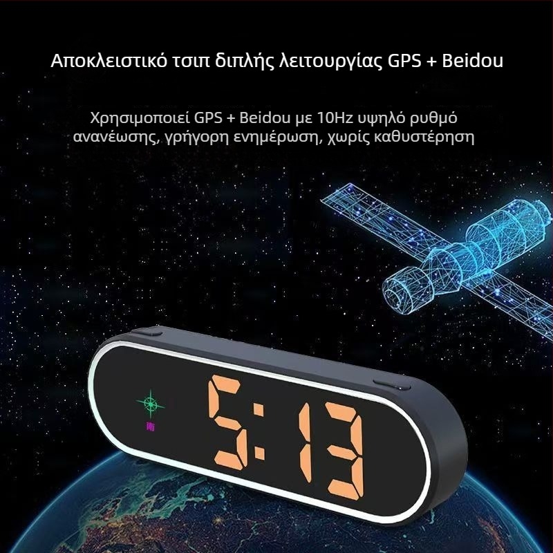 Ραντάρ μέτρησης ταχύτητας με Beidou HUD και φωνητική ενημέρωση, MSD-001, Telescopic Official